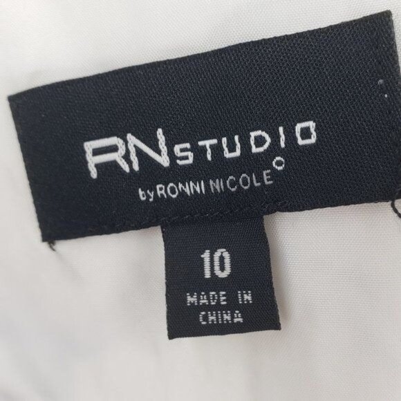 RN STUDIO Floral Sleeveless Dress Fit‎ & Flare Summer Party Size 10 NWT - Picture 11 of 14